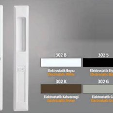 302 - SİLİNDİRLİ SÜRME KİLİT ALÜMİNYUM,PVC SÜRME KAPI VE PENCERELER İÇİN